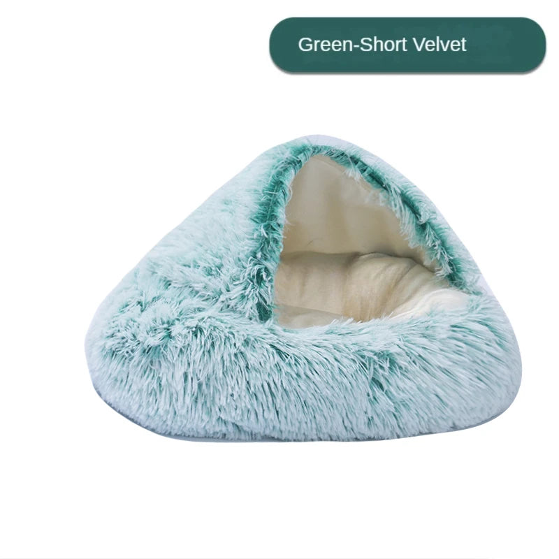 Plush Pet Cat and Dog Bed
