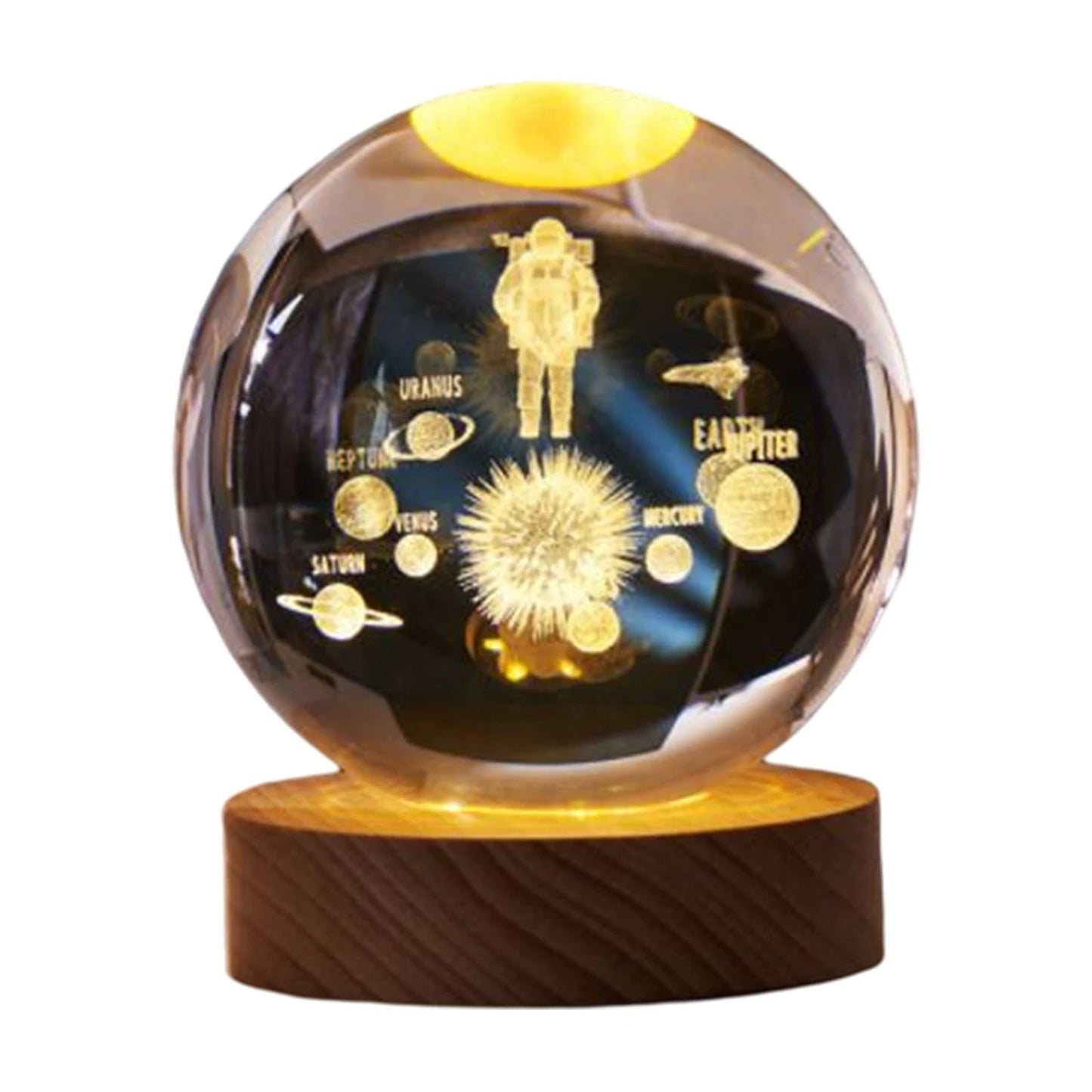 3D crystall LED ball