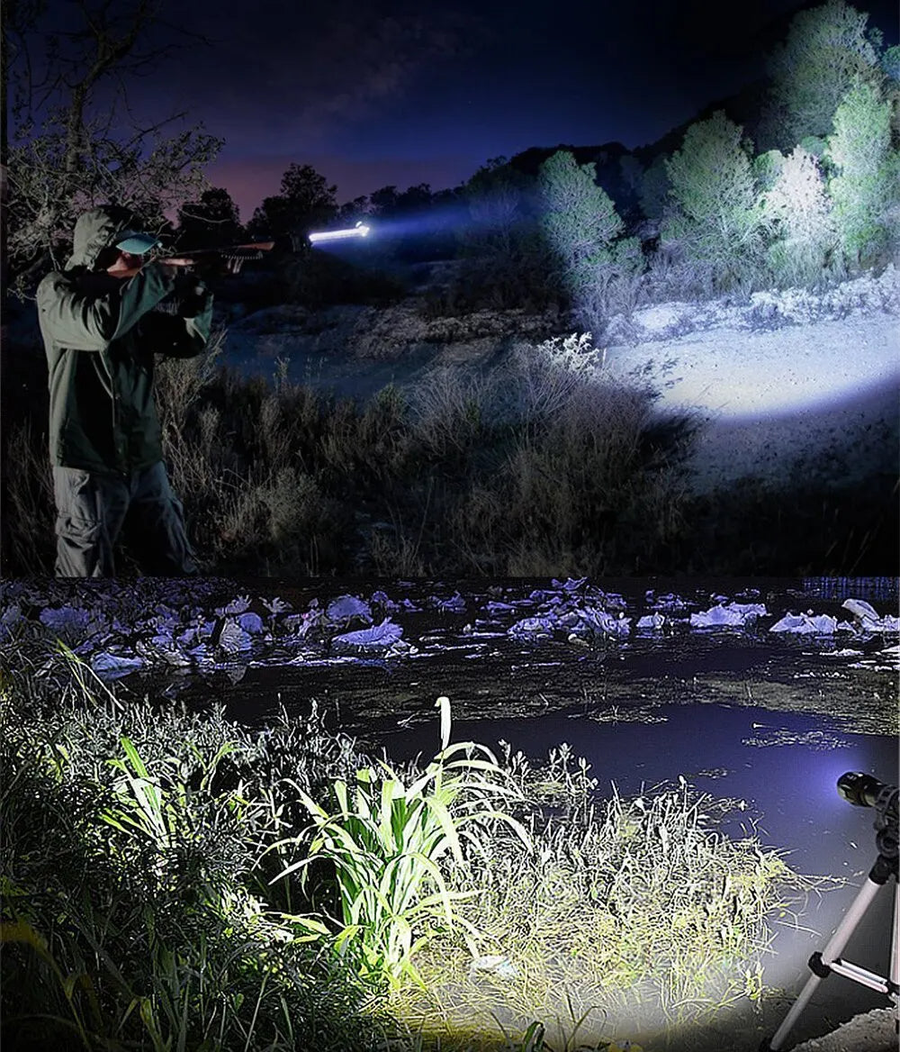 High Power Led Flashlights Camping Torch