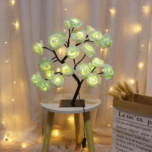 LED Rose Flower Table Lamp