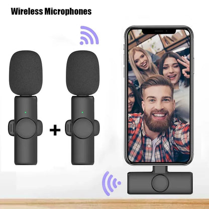 New Professional Wireless Lavalier Microphone for iPhone iPad Laptop Android