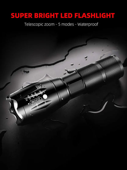 High Power Led Flashlights Camping Torch