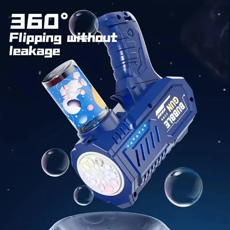 Kids 10 Holes Electric Bubble Gun Automatic Soap Blower