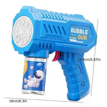 Kids 10 Holes Electric Bubble Gun Automatic Soap Blower