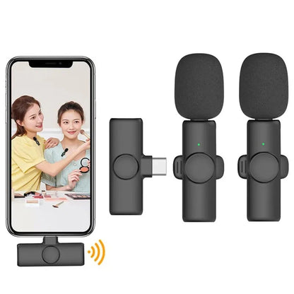 New Professional Wireless Lavalier Microphone for iPhone iPad Laptop Android