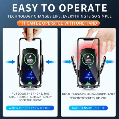 Automatic 50W  Car Wireless Charger