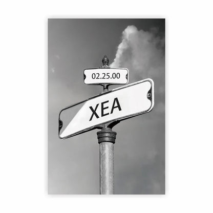 Personalized Custom Name and Date Canvas